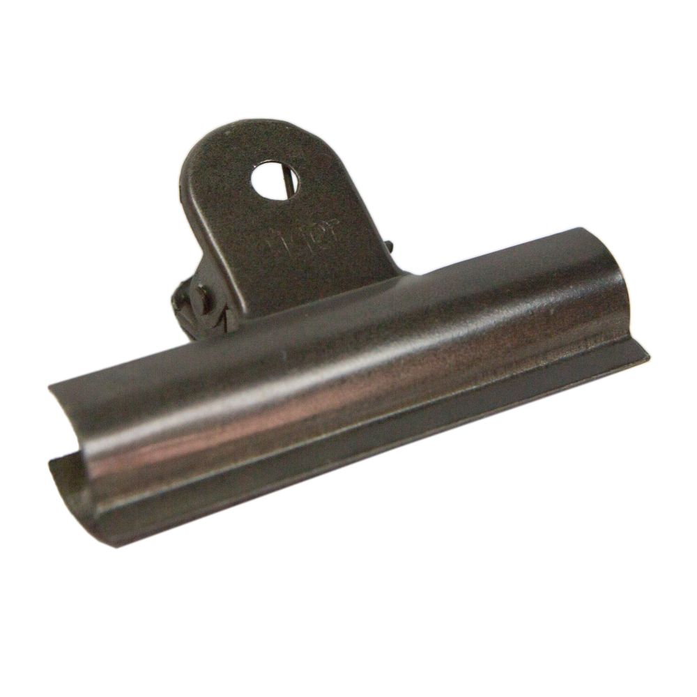 Metallklämma - Antikmässing, 8cm - Bild 2
