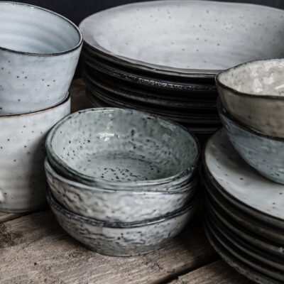 Skål Rustic Grå/Blå -Matbordet