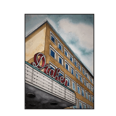 Poster med motivet Draken i Göteborg