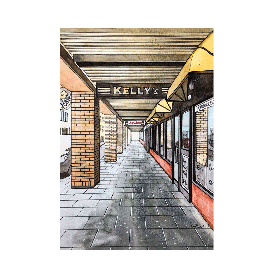 Poster med motiv av Kellys i färg