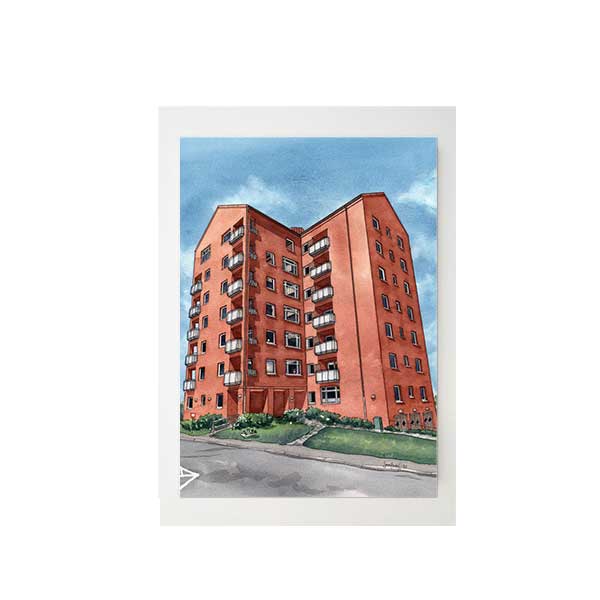 Konstkort Raketgatan