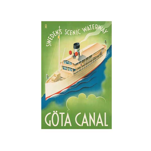 Come to Sweden Vykort Göta Kanal