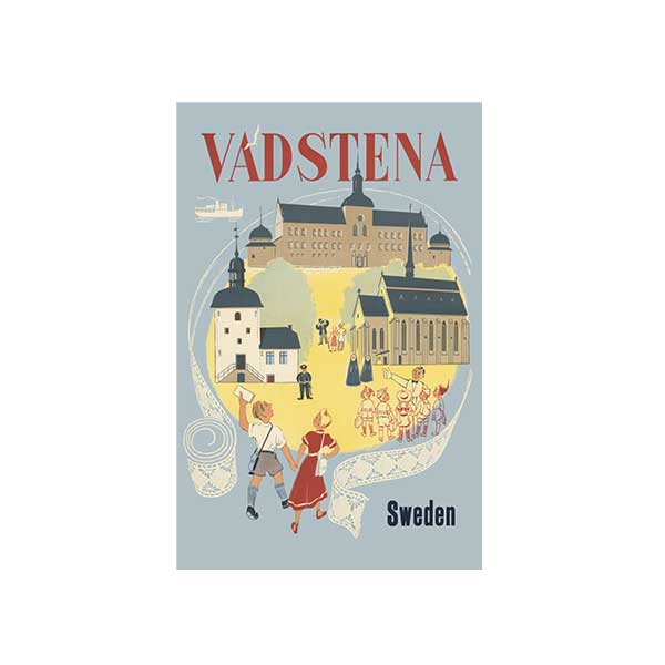 Come to Sweden Vykort Vadstena