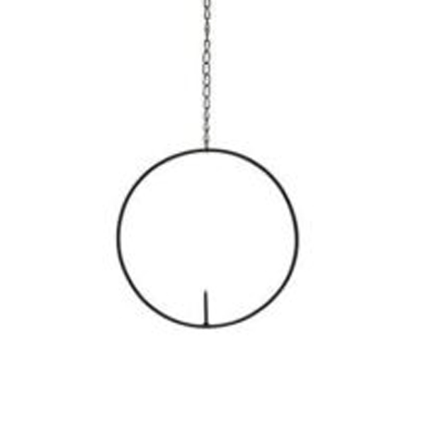 Dekorationsring, svart metall, 20 cm - Bild 2