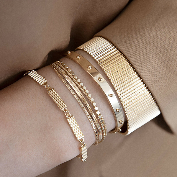 Armband Björk Cuff Guld