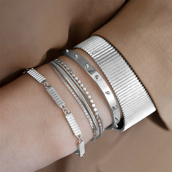 Armband Brooklyn Cuff Silver - Bild 2