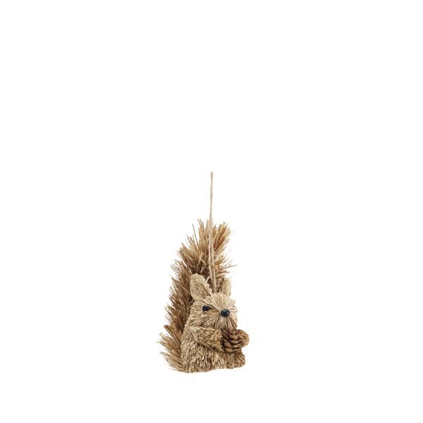 Juldekoration – Ekorre natur, 11cm