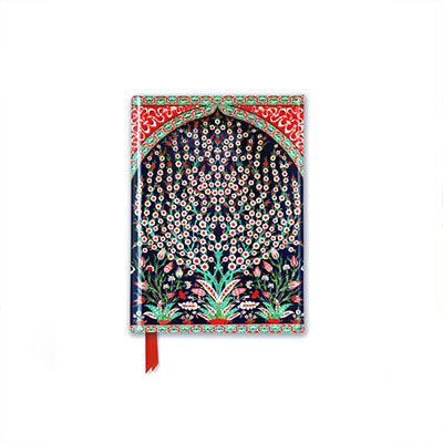 Fin anteckningsbok med motiv av vackra turkiska väggplattor.