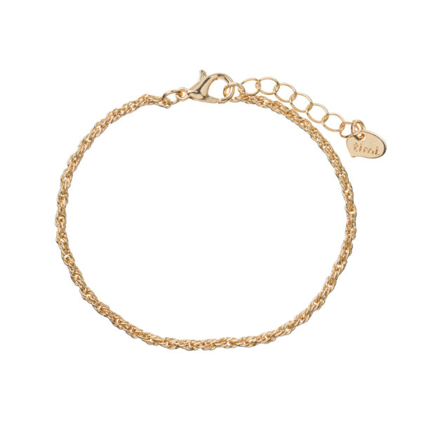 Armband - Twisted chain, Guld