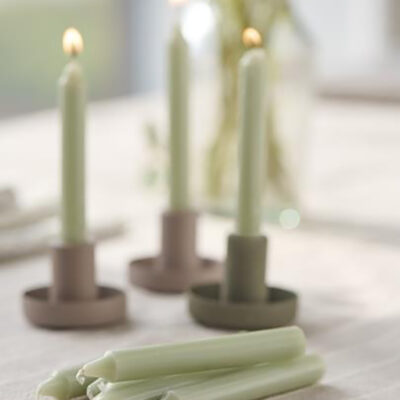 Ljusstake Julgransljus Dimgrön 1
