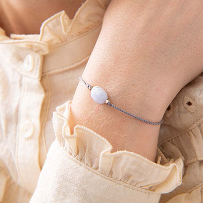 Armband med Spetsagat