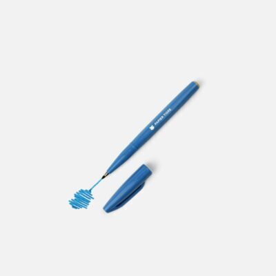 Mellanblå filtpenna från franska Papier Tigre