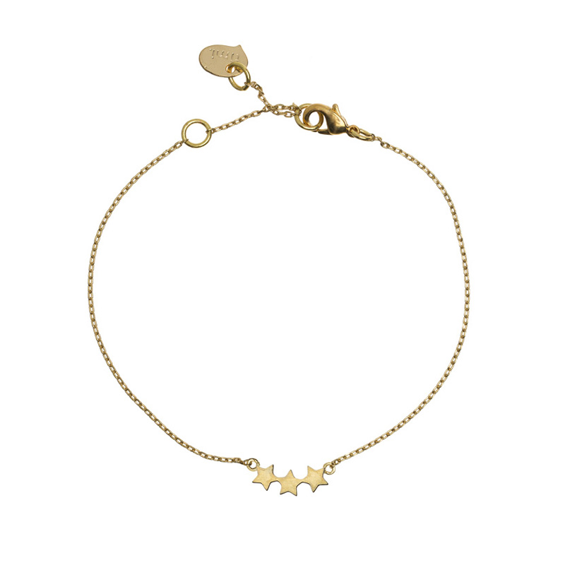 Armband - Tre stjärnor, Guld
