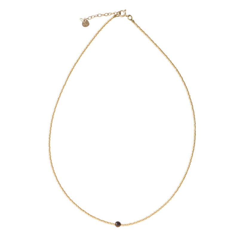 Halsband - Flora Tigeröga, guld - Bild 2