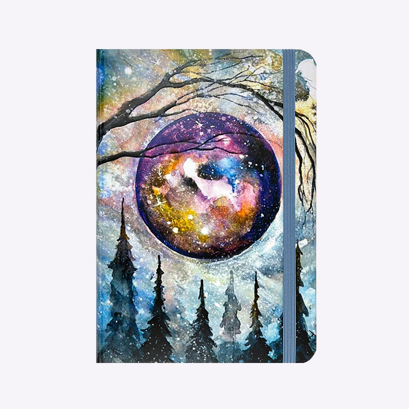 Anteckningsbok Mystic Moon med fantasymotiv.