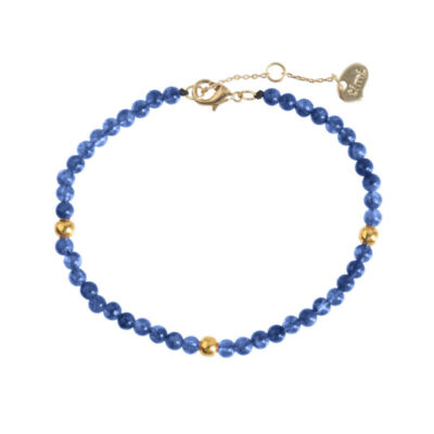 Armband med pärlor av Lapis Lazuli.