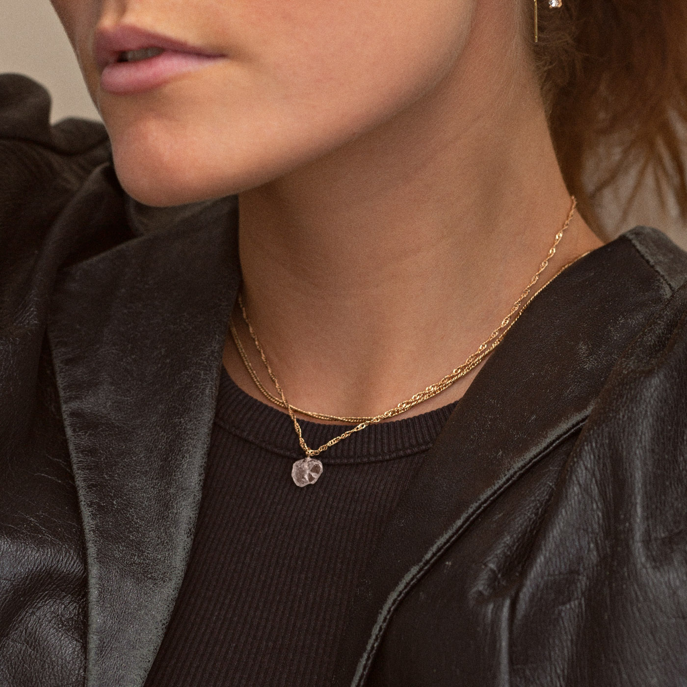 Halsband - Rosenkvarts, You're Gorgeous - Bild 2