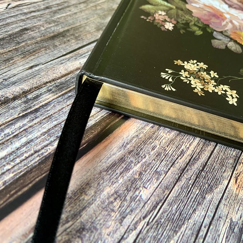 Anteckningsbok A5 - Midnight floral journal - Bild 3