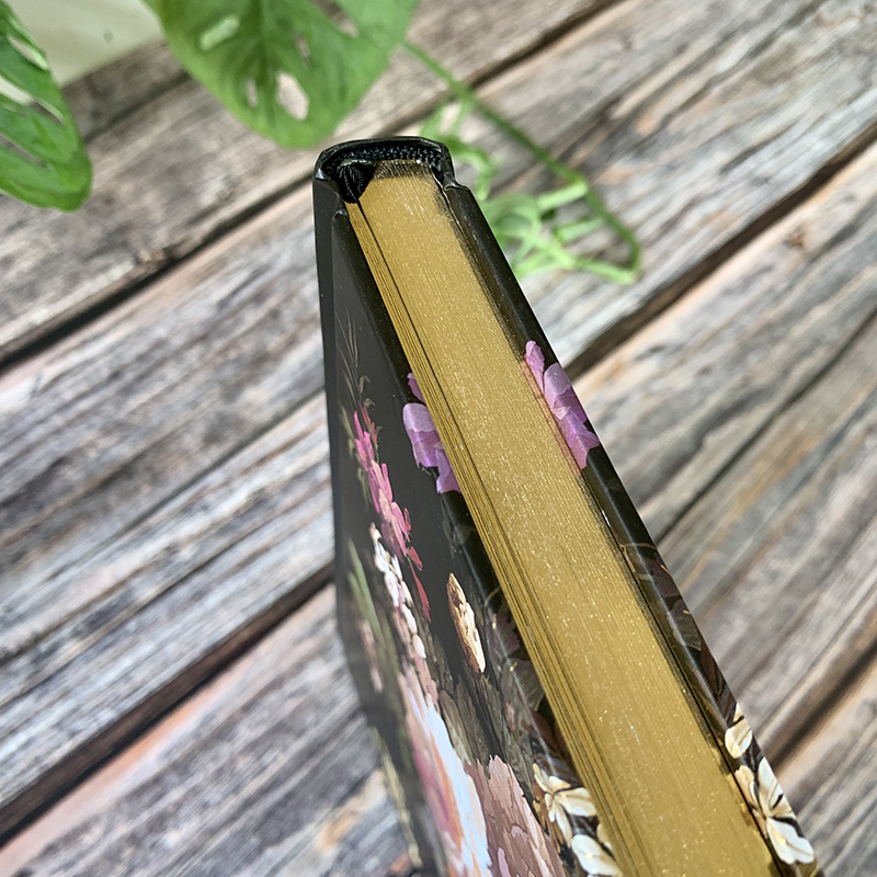 Anteckningsbok A5 - Midnight floral journal - Bild 5