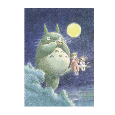 Anteckningsbok med motiv ur filmen Min granne Totoro.