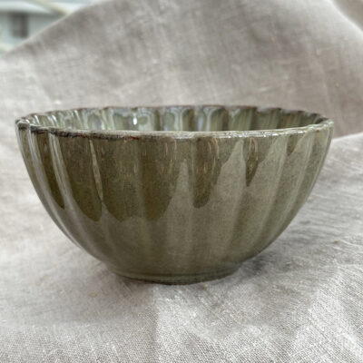 Skål - Joy grön stengods, 14cm