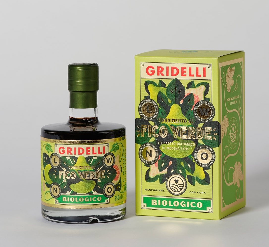 Fin flaska från Gridelli med Balsamico Fikon 250ml.