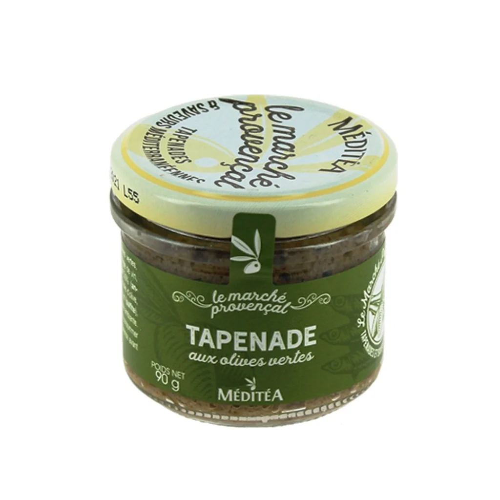 Grön tapenade från Meditea.