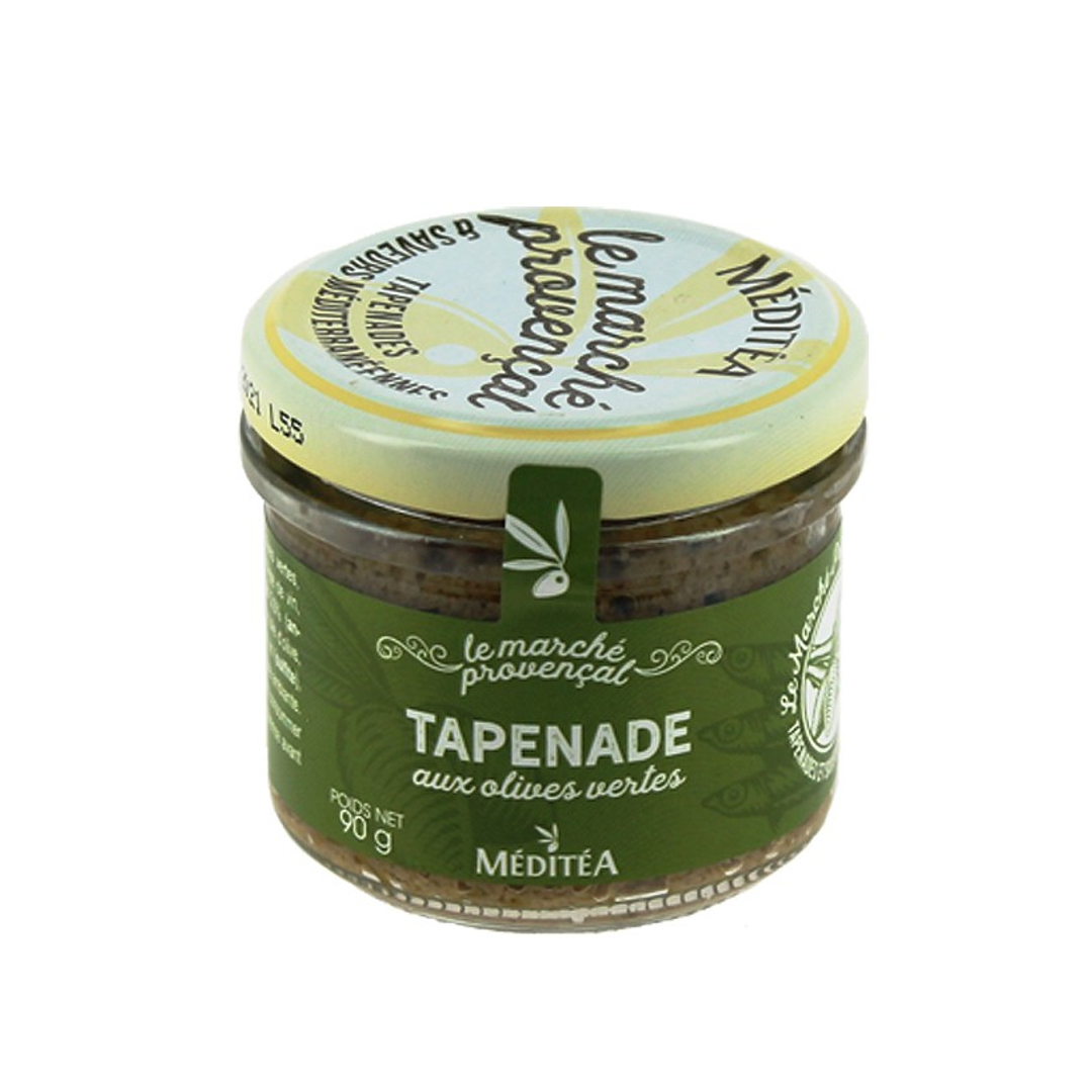 Grön tapenade från Meditea.