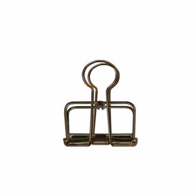 Antikbrun pappersklämma, 32mm bred.
