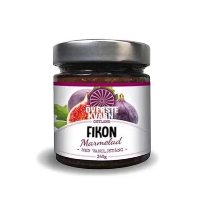 Fikonmarmelad från gotländska Överste Kvarn.