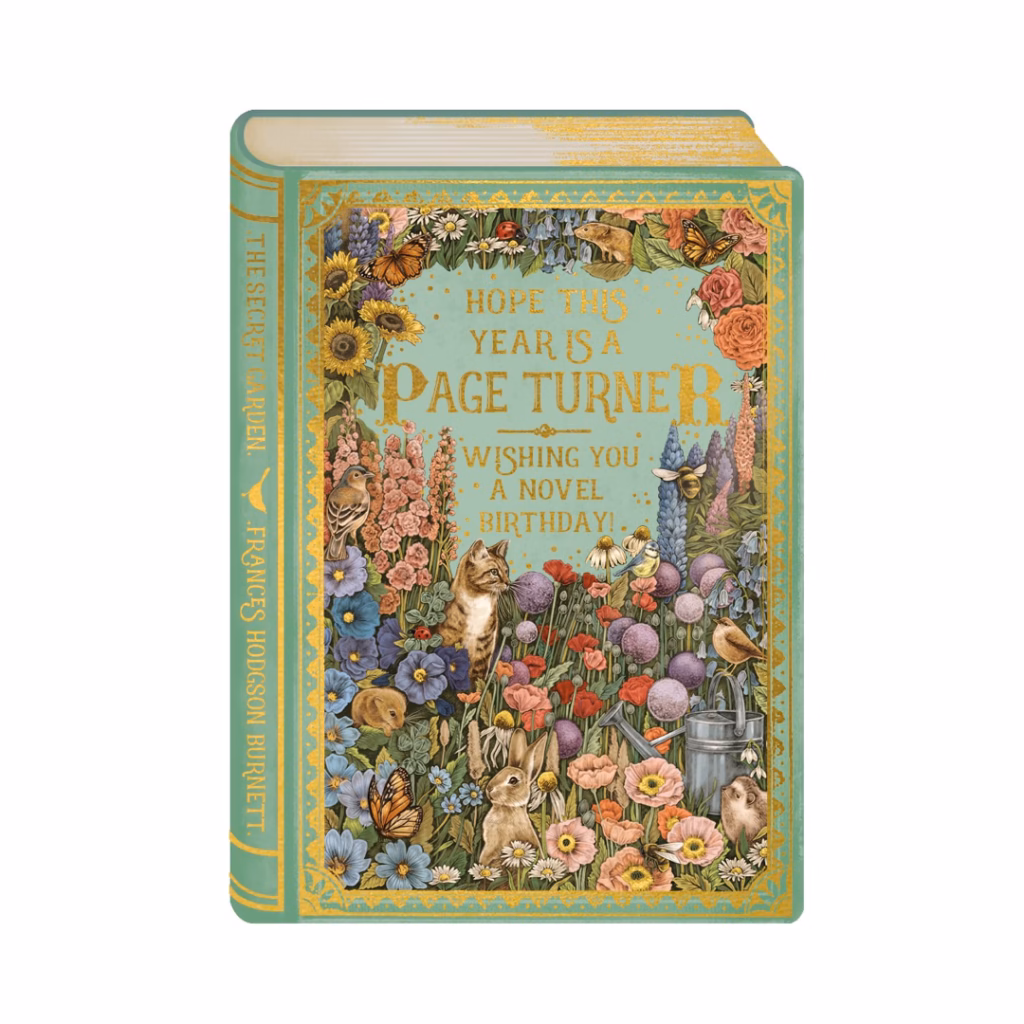 Grattiskort page turner book.