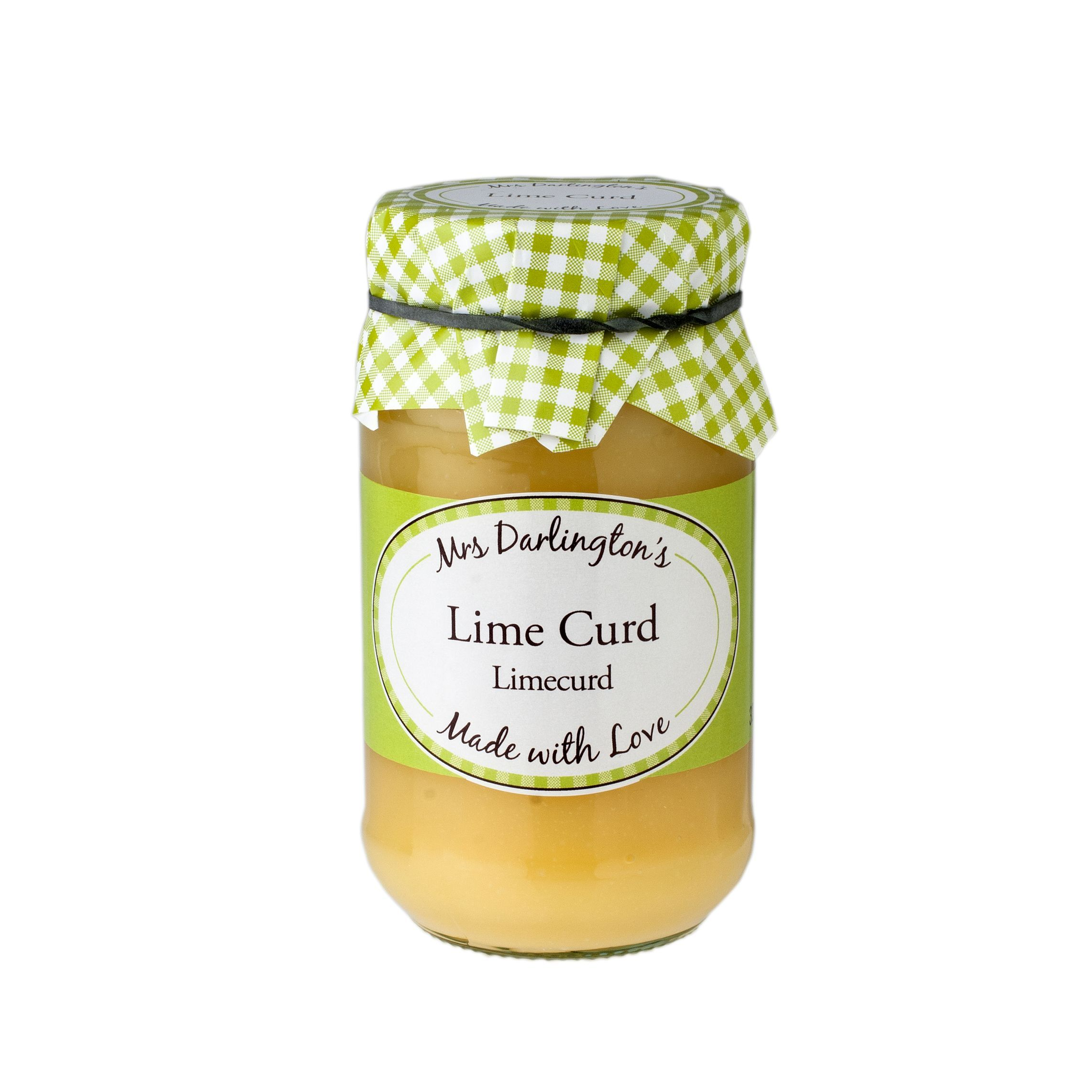 En burk med Limecurd från Mrs Darlington.