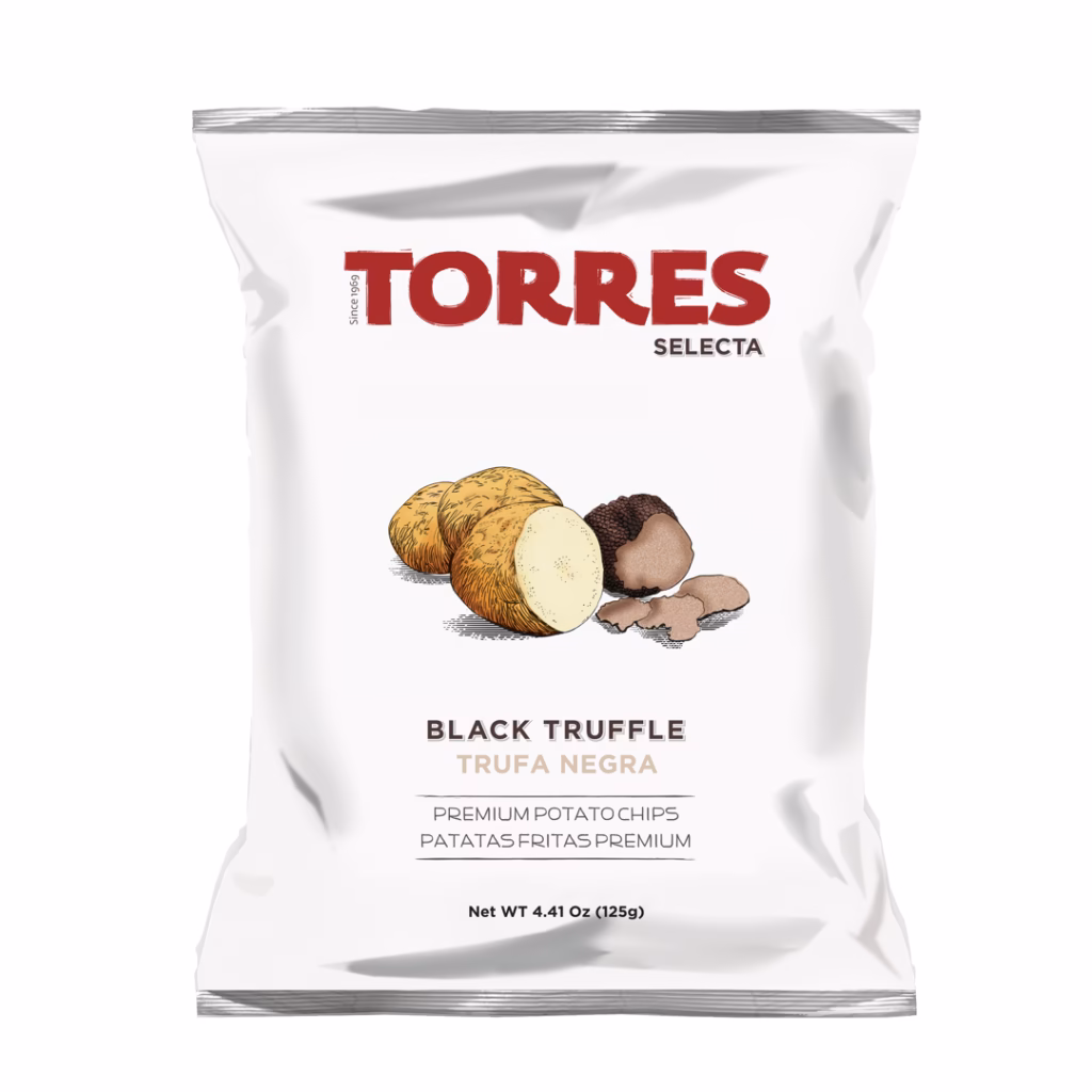 En påse med 125g Tryffelchips.