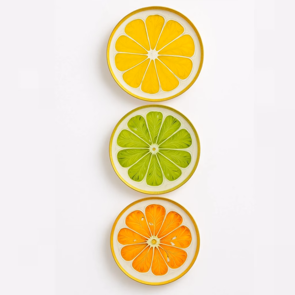Coasters citrus.