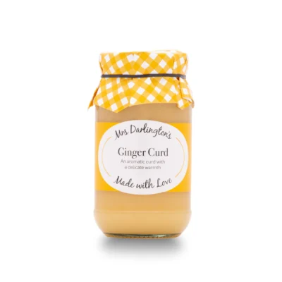 En burk med Mrs Darlington's ginger curd.