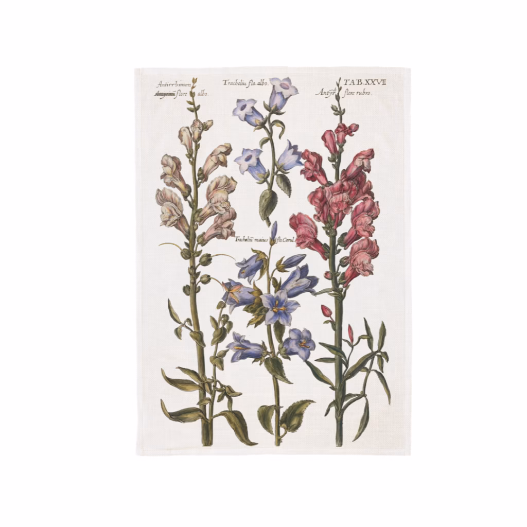 Kökshandduk från Sköna Ting med Blå blomster.