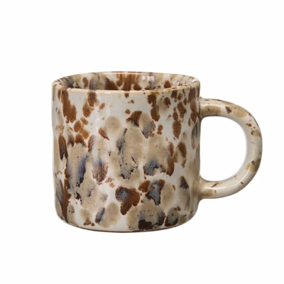 Kaffemuggen Amanda från Wikholm Form i brunmelerat.