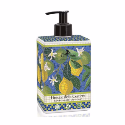 Pumptvål med doften "coastal lemon".